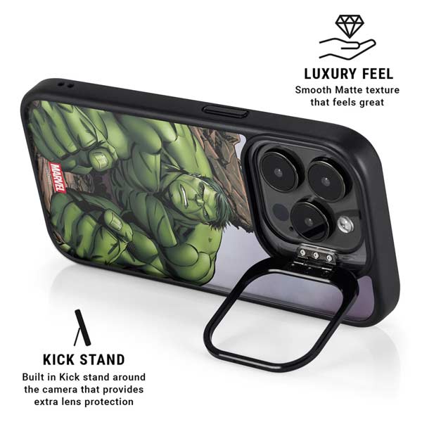 Marvel Avengers Hulk iPhone 14 Pro Kickstand Case
