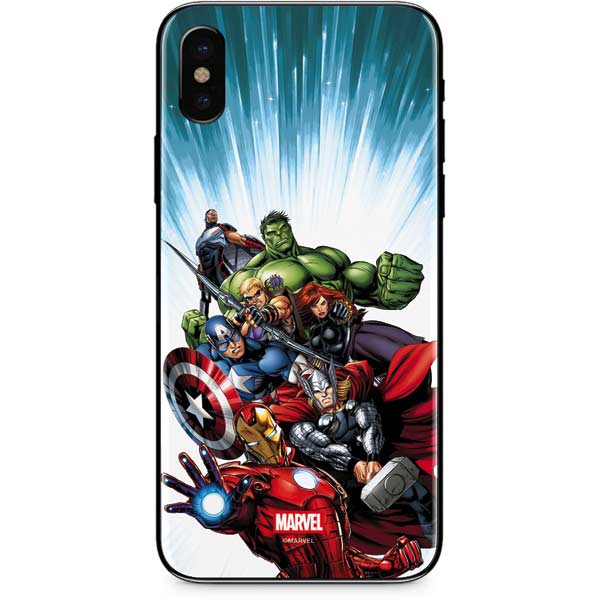 Marvel Avengers Team iPhone XS Max Skin