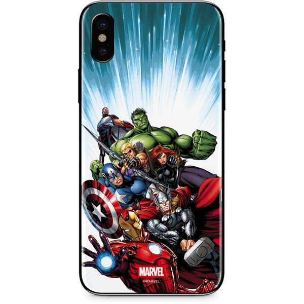 Marvel Avengers Team iPhone XS Skin