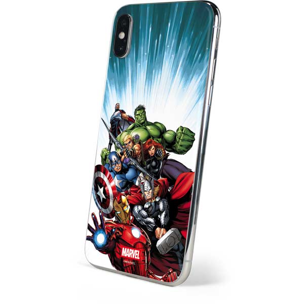 Marvel Avengers Team iPhone XS Skin