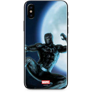 Marvel Black Panther Jumping Through Air iPhone XS Skin