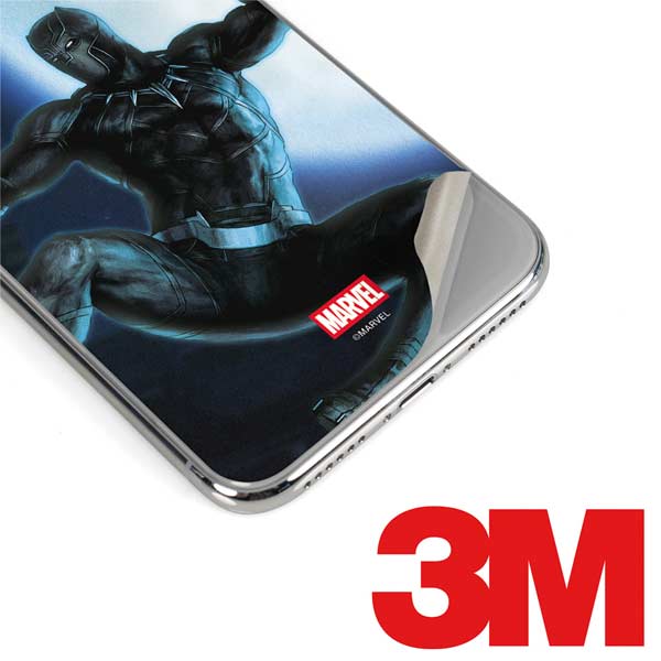 Marvel Black Panther Jumping Through Air iPhone XS Skin