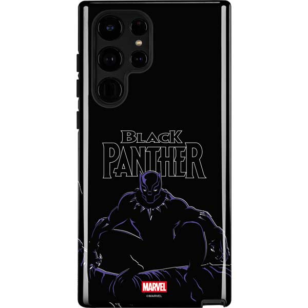 Marvel Black Panther Night Time Watch Galaxy S23 Ultra Pro Case