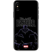 Marvel Black Panther Night Time Watch iPhone XS Skin