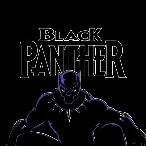 Marvel Black Panther Night Time Watch iPhone XS Skin