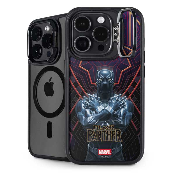 Marvel Black Panther Wakanda Salute iPhone 14 Pro Kickstand Case