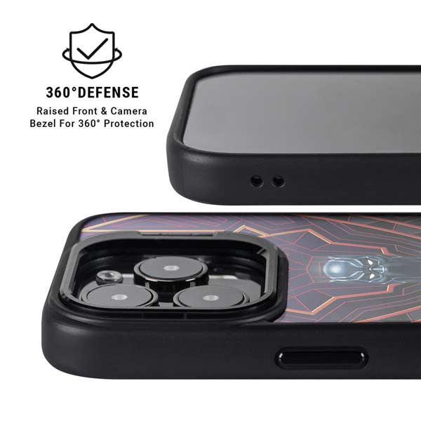 Marvel Black Panther Wakanda Salute iPhone 14 Pro Kickstand Case
