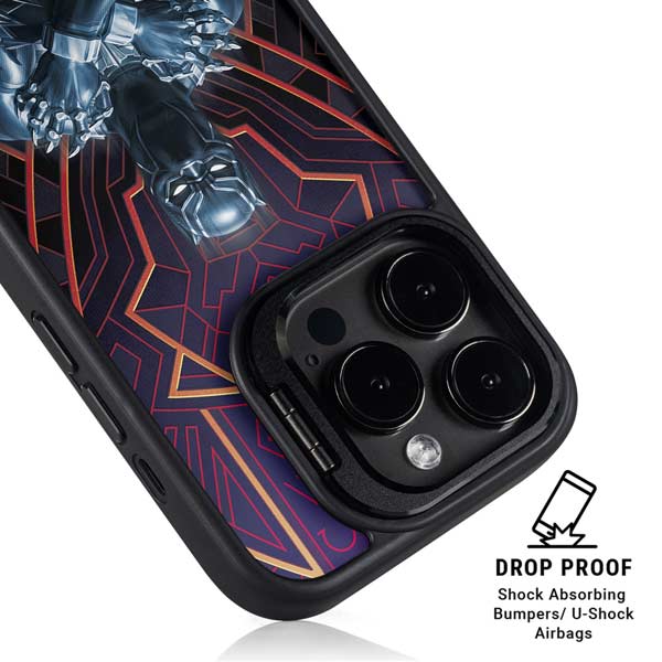 Marvel Black Panther Wakanda Salute iPhone 14 Pro Kickstand Case