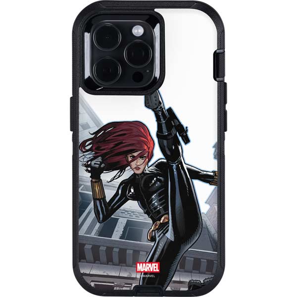 Marvel Black Widow High Kick Otterbox Defender iPhone Skin