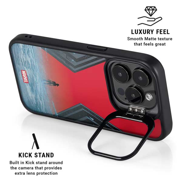 Marvel Black Widow No More Secrets iPhone 14 Pro Max Kickstand Case