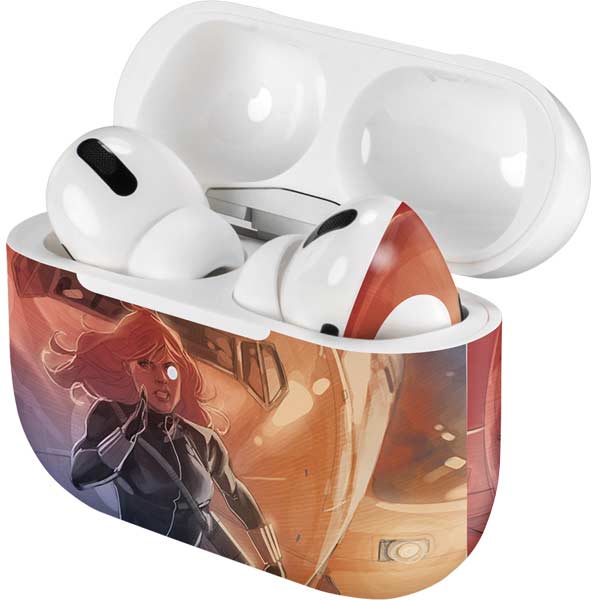 Marvel Black Widow Running AirPods Skins