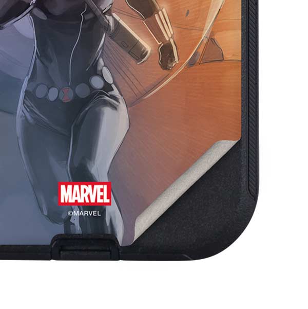 Marvel Black Widow Running Otterbox Defender iPhone Skin