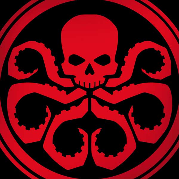 Marvel Captain America Hydra Symbol Dell Alienware Skin