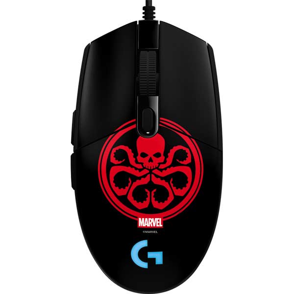 Marvel Captain America Hydra Symbol G203 Prodigy RGB Wired Gaming Mouse Skin