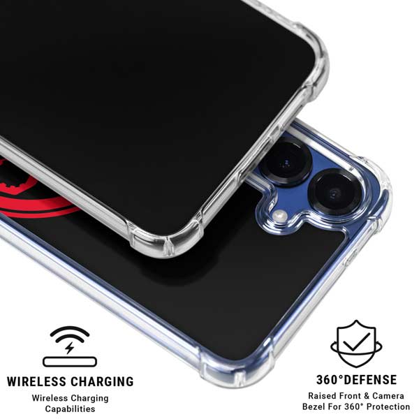 Marvel Captain America Hydra Symbol Galaxy S25 Plus Clear Case