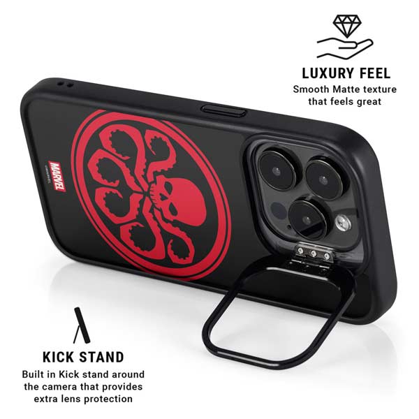 Marvel Captain America Hydra Symbol iPhone 14 Pro Kickstand Case