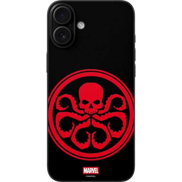 Marvel Captain America Hydra Symbol iPhone 16 Plus Skin