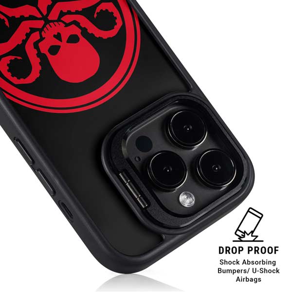 Marvel Captain America Hydra Symbol iPhone 16 Pro Max Kickstand Case