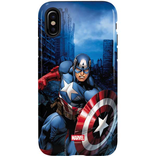 Marvel Captain America Portrait iPhone XS Pro Case