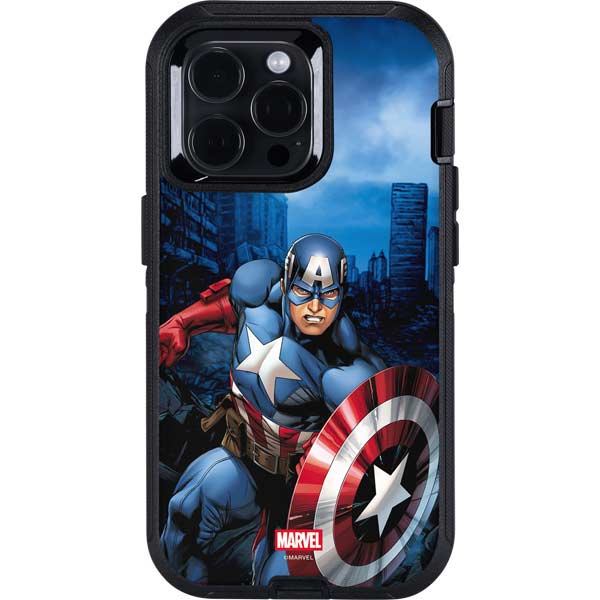 Marvel Captain America Portrait Otterbox Defender iPhone Skin
