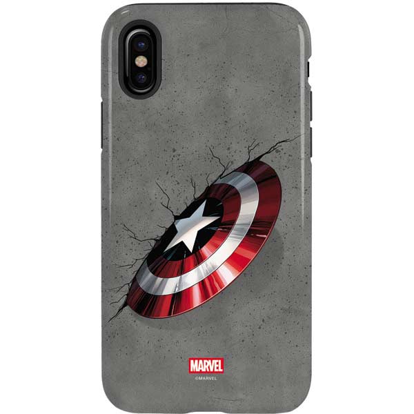 Marvel Captain America Shield Break iPhone XS Pro Case