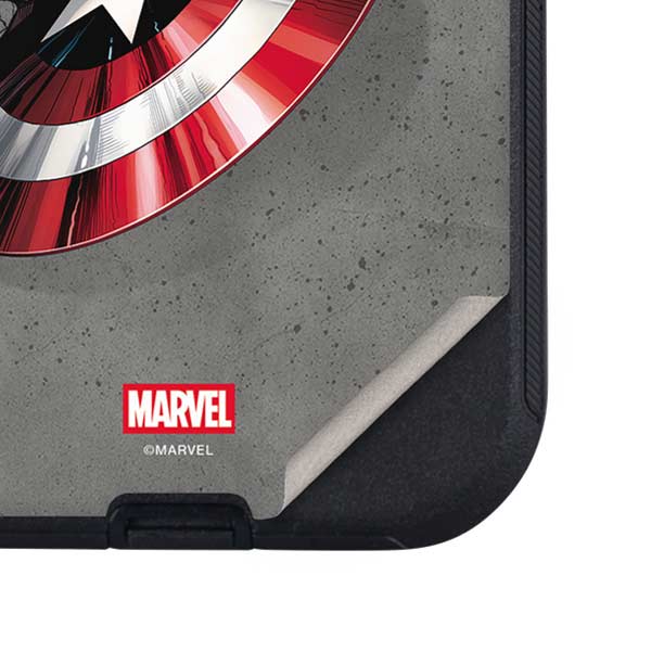 Marvel Captain America Shield Break Otterbox Defender iPhone Skin
