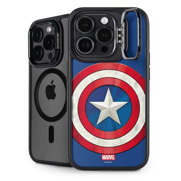 Marvel Captain America Shield iPhone 14 Pro Max Kickstand Case