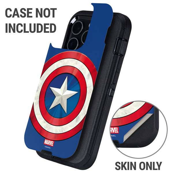 Marvel Captain America Shield Otterbox Defender iPhone Skin