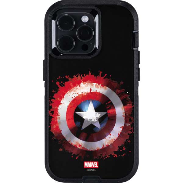 Marvel Captain America Star Shield Otterbox Defender iPhone Skin