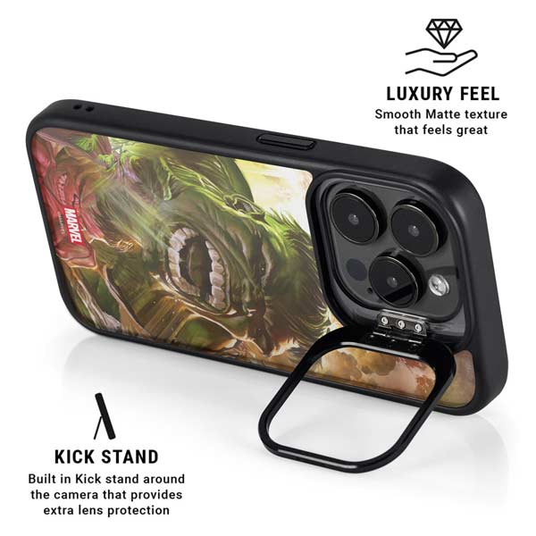 Marvel Hulk Savage Hulk iPhone 14 Pro Kickstand Case