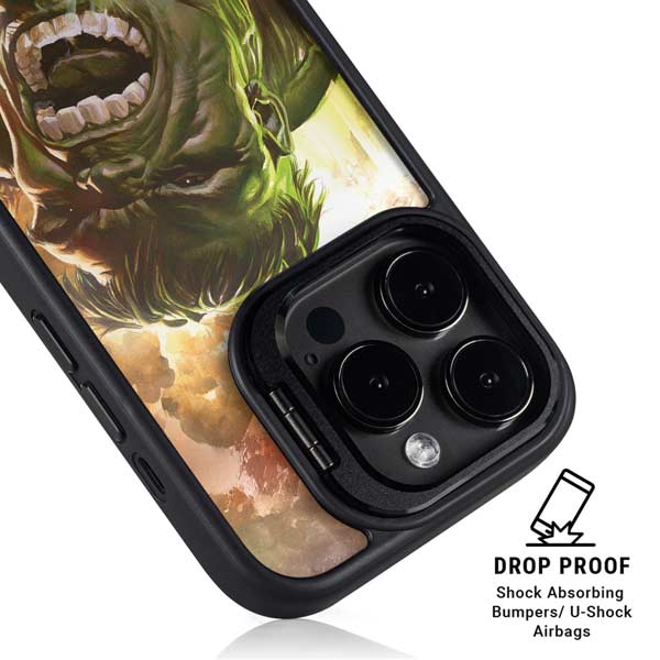 Marvel Hulk Savage Hulk iPhone 14 Pro Kickstand Case