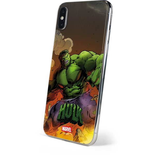 Marvel Hulk Smash iPhone XS Skin