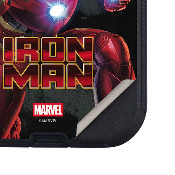 Marvel Iron Man Repulsor Blast Otterbox Defender iPhone Skin