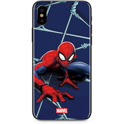 Marvel Spiderman Crawling Spiderman iPhone XS Skin