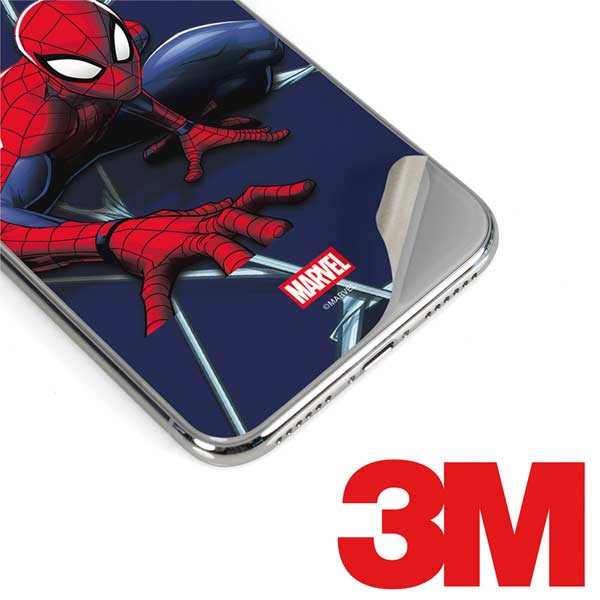 Marvel Spiderman Crawling Spiderman iPhone XS Skin
