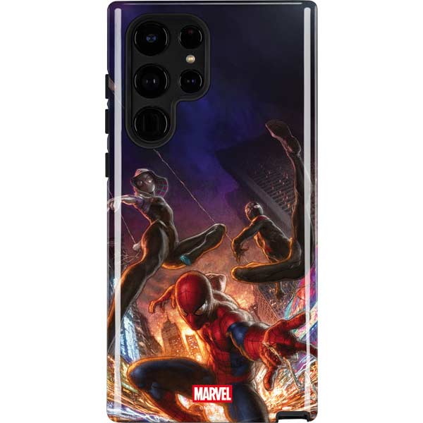 Marvel Spiderman Group Wall Galaxy S23 Ultra Pro Case