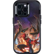 Marvel Spiderman Group Wall Otterbox Defender iPhone Skin