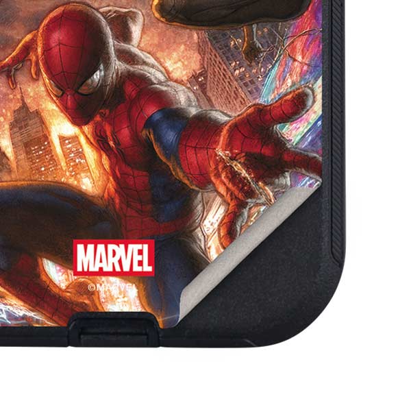 Marvel Spiderman Group Wall Otterbox Defender iPhone Skin
