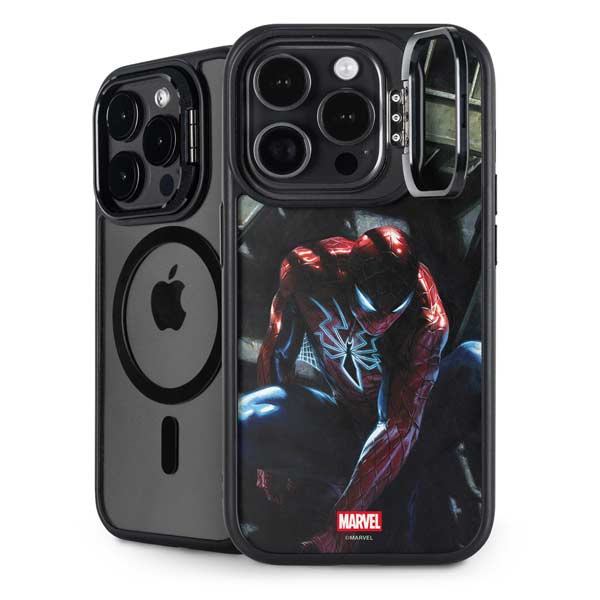 Marvel Spiderman New Suit Spiderman iPhone 14 Pro Max Kickstand Case