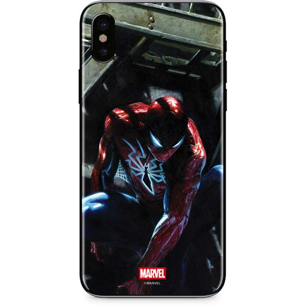 Marvel Spiderman New Suit Spiderman iPhone XS Skin