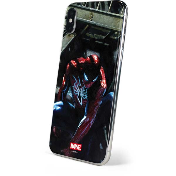 Marvel Spiderman New Suit Spiderman iPhone XS Skin