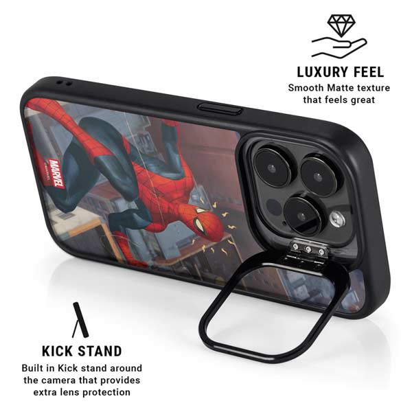 Marvel Spiderman Spidey Sense iPhone 14 Pro Kickstand Case