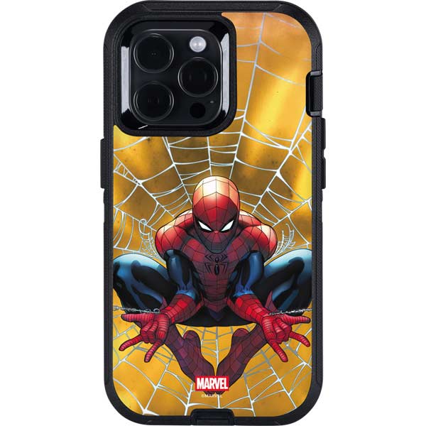 Marvel Spiderman Web Shooting Otterbox Defender iPhone Skin