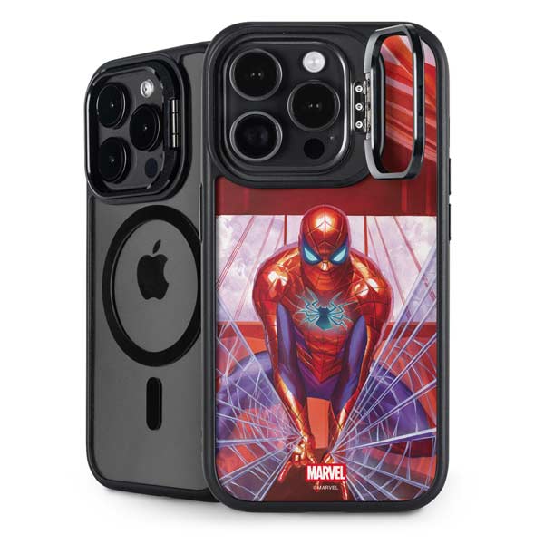 Marvel Spiderman Web Slinger iPhone 14 Pro Max Kickstand Case