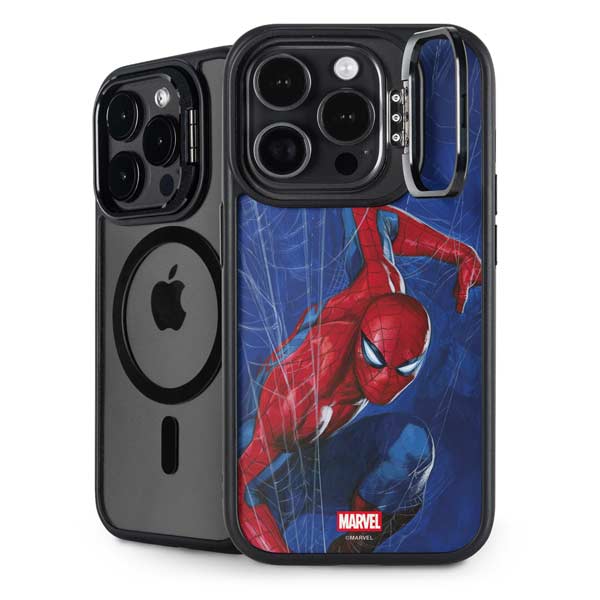 Marvel Spiderman World of Webs iPhone 14 Pro Kickstand Case