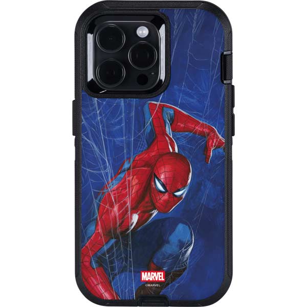 Marvel Spiderman World of Webs Otterbox Defender iPhone Skin