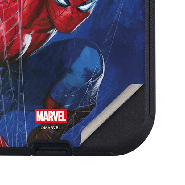 Marvel Spiderman World of Webs Otterbox Defender iPhone Skin