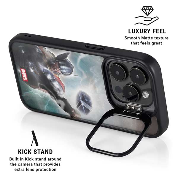 Marvel Thor Mighty Thor iPhone 14 Pro Max Kickstand Case