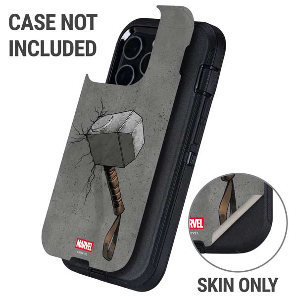 Marvel Thor Thor’s Hammer Mjolnir Otterbox Defender iPhone Skin