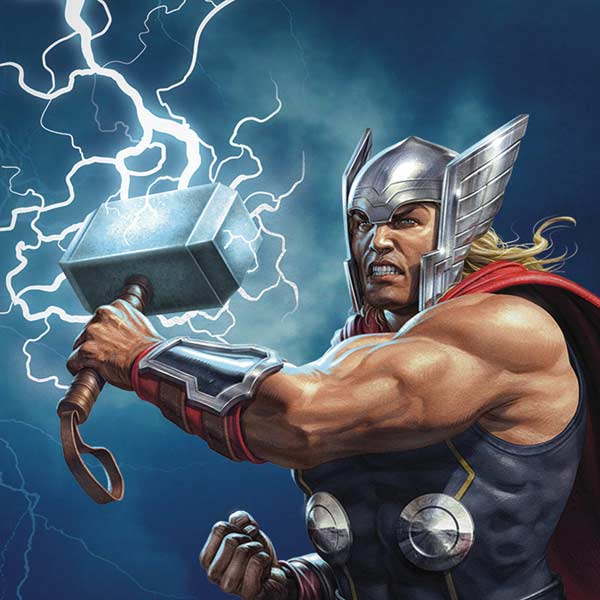 Marvel Thor Thor and Mjolnir iPhone XS Pro Case